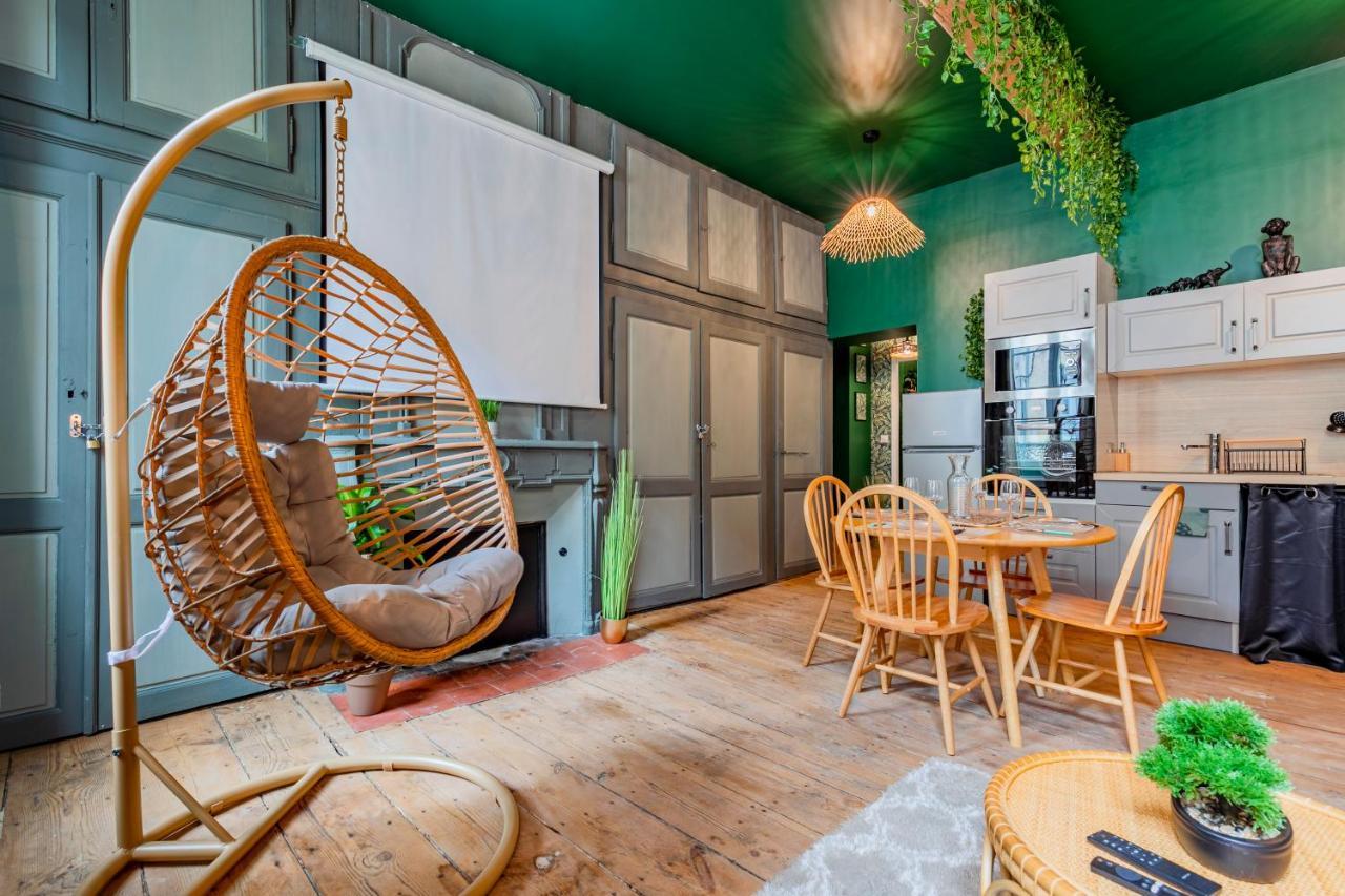 Appartement Jungle - Libourne Centre - 4 Pers - Sauna - Netflix Dış mekan fotoğraf