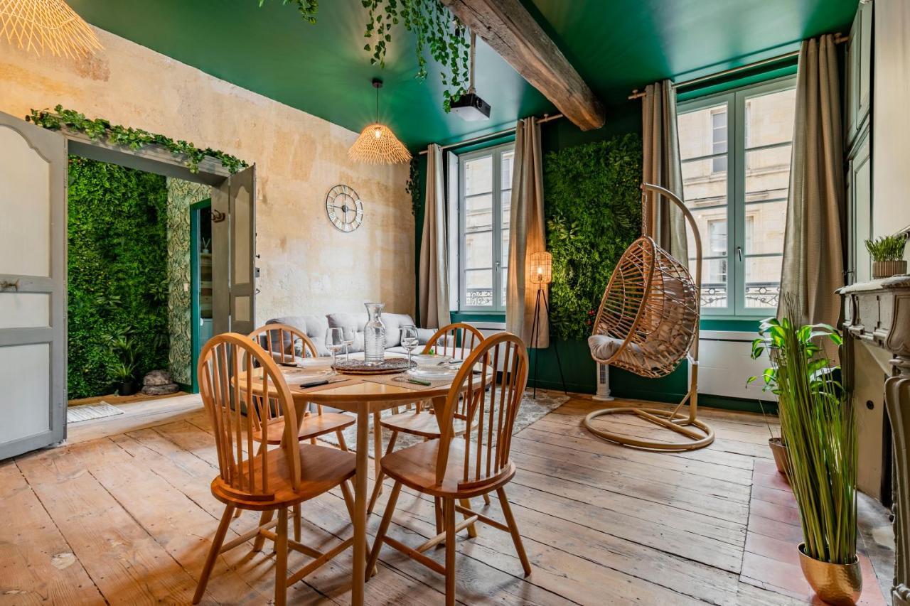 Appartement Jungle - Libourne Centre - 4 Pers - Sauna - Netflix Dış mekan fotoğraf